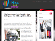 Tablet Screenshot of mieuxandmieux.com